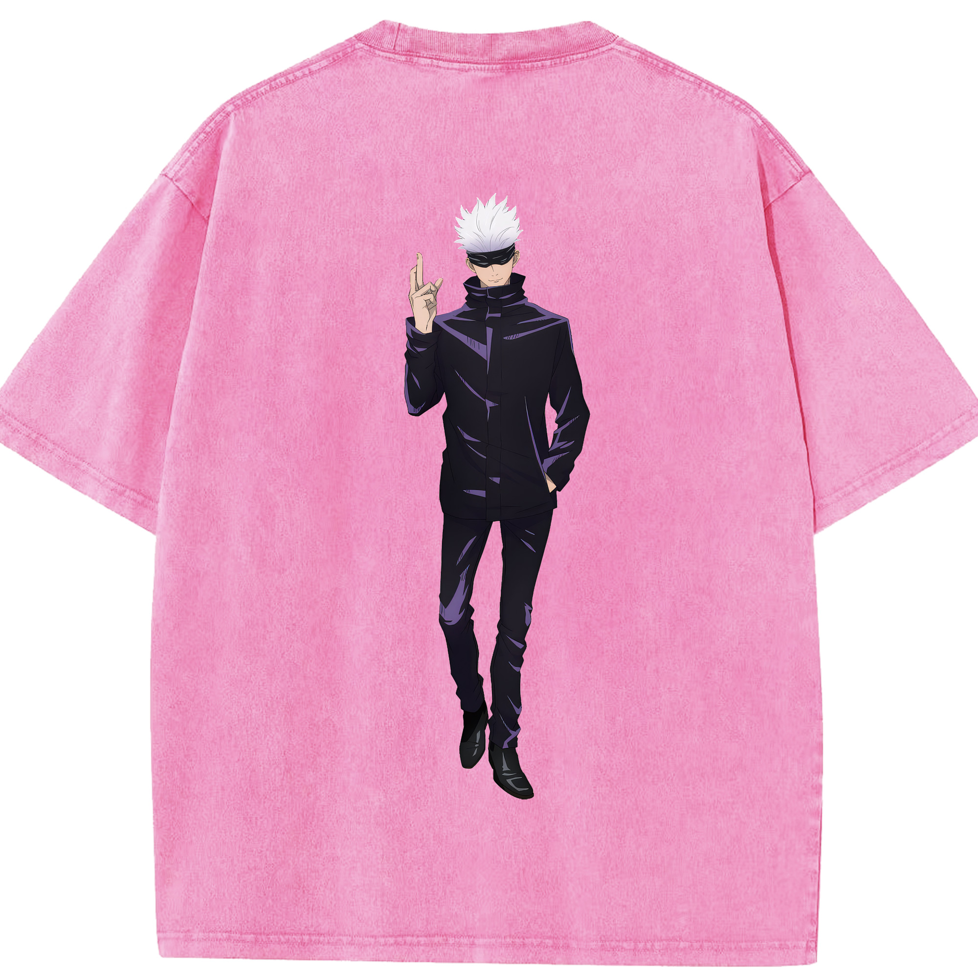 （画像用） 呪術廻戦 Jujutsu Kaisen 綿100% ヴィンテージ風 半袖Tシャツ（背面プリント）